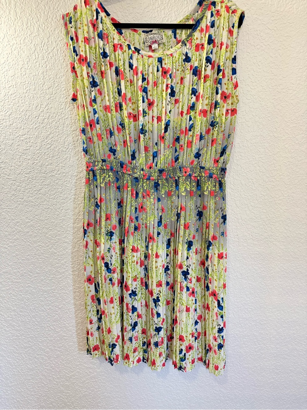 Yoana Baraschi for Anthropologie Meadowlight Floral Pleated Dress | Large - Picture 2 of 12